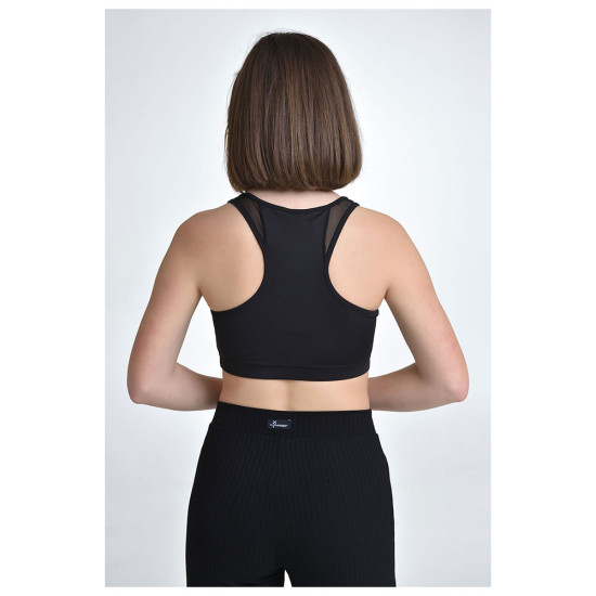 Target Γυναικείο μπουστάκι Scuba & Sheer Fabric Sports Bra "Mind"